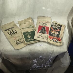 Vintage Ammo Bags West Coast Shot, Remington, Eagle Shot, And Lawrence # 437